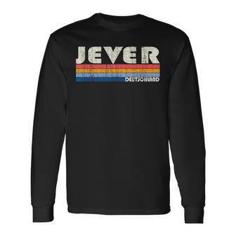 Retrointage 70Er 80Er Jahre Style Jever Deutschland Langarmshirts - Geschenkecke