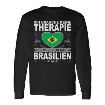 Rio De Janeiro Travel Copacabana Flag Carnival Langarmshirts - Geschenkecke