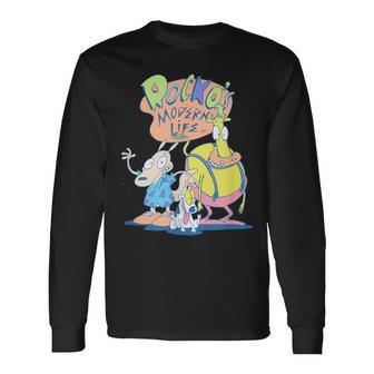 Rocko's Modern Life Group Shot Best Friends Classic Logo Langarmshirts - Geschenkecke