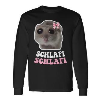 Sad Hamster Hampter Schlafi Schlafi Sad Hamster Meme Langarmshirts - Geschenkecke