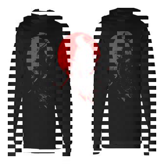 Samurai Guerrero Japón Arte Silueta Ronin Bushido Camiseta de manga larga - Regaloses