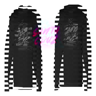 Santa Cruz Synthwaveaporwave 80S Retro Langarmshirts - Seseable