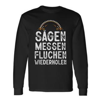 With Saws Trade Fairs Diy Craftsman Langarmshirts - Geschenkecke