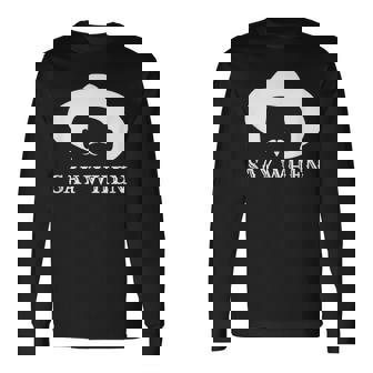 - Say When Western Cowboy Outlaw Doc Holliday Mustache -Adults Black Small Short Sleeve Long Sleeve T-Shirt | Seseable CA