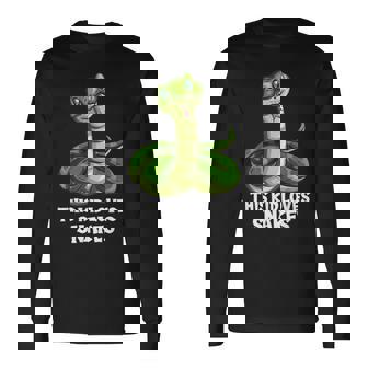 Serpiente De Cascabel Pitón Niños Serpiente Este Niño Ama Camiseta de manga larga - Regaloses