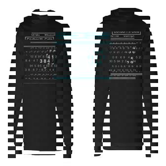 Severance Scary Numbers Long Sleeve T-Shirt | Mazezy