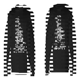 Silkie Chicken Vintage Aesthetic Silkie Chicken Long Sleeve T-Shirt - Monsterry