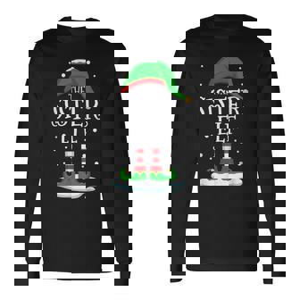 The Sister Elf Christmas Family Matching Xmas Group Long Sleeve T-Shirt - Monsterry