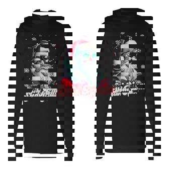 Skibidi Rizzmas Christmas Rizz Santa Claus Charisma Kid Cool Long Sleeve T-Shirt | Seseable CA