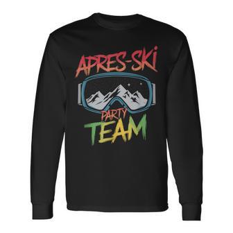 Skifahren Winter Sport Ski Party Lustiges Team Apres Ski Langarmshirts - Geschenkecke