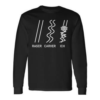 Skiing Raser Carver Ich Après-Ski Langarmshirts - Geschenkecke