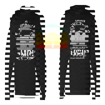 Skydiver Retro s Skydiving Birthday Parachuting Vintage -Adults Long Sleeve T-Shirt - Monsterry