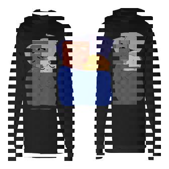 Sleepy Choco And Pancake Sweet Cute Romantic Couple Lover Long Sleeve T-Shirt - Thegiftio UK