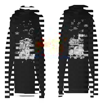 Snowman Mimi Freeze Christmas Party Xmas Long Sleeve T-Shirt - Monsterry