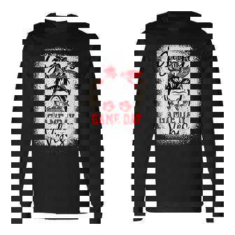 Soccer Gaga Bleached Bun Soccer Gaga Game Day Long Sleeve T-Shirt - Thegiftio