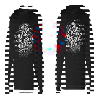 Soccer Is My Love For Valentine's Day Love Sports Fans Long Sleeve T-Shirt | Mazezy