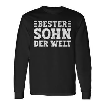 Sohnon Eltern Für Den Besten Sohn Der Welt German Langu Langarmshirts - Geschenkecke