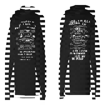 Sorry I Can’T Talk I’M On The Phone With My Dad Ouija Board Long Sleeve T-Shirt | Mazezy
