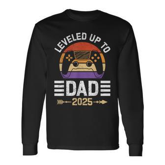 Spielerpapa Leveled Up To Daddy 2025 Dadintage Langarmshirts - Geschenkecke