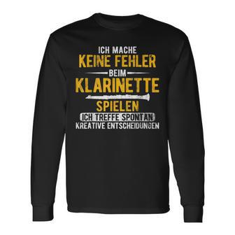 Spontan Kreative Decisions Music Clarinet Langarmshirts - Geschenkecke