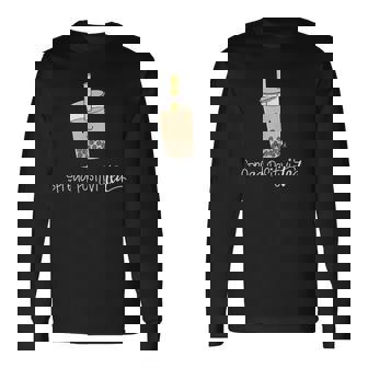 Spread Positivi-Tea Positivity Cute Boba Tea Be Positive Long Sleeve T-Shirt - Monsterry
