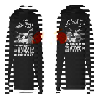 All Star Brother Of The Birthday Boy Basketball Soccer Sport Long Sleeve T-Shirt - Monsterry