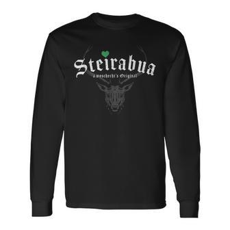 Steirabua A Wozechts Original Steirisch Steiermark Langarmshirts - Geschenkecke