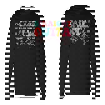 Straight Outta Dance Class Colorful Dance Vibes Long Sleeve T-Shirt - Monsterry