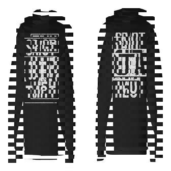 Straight Outta Timeout Child Toddler Infant Shirt Long Sleeve T-Shirt - Monsterry