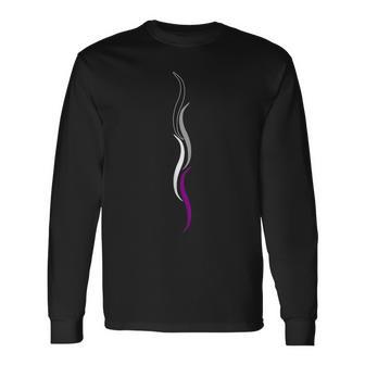 Subtle Asexual Pride Lines Asexuality Ace Pride Flag Langarmshirts - Geschenkecke