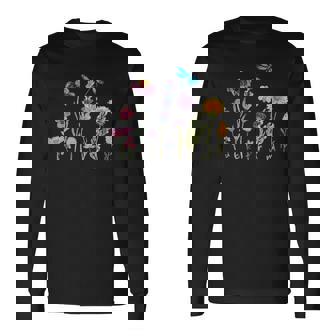 Subtle Vintage Watercolor Anti Trump Long Sleeve T-Shirt - Thegiftio