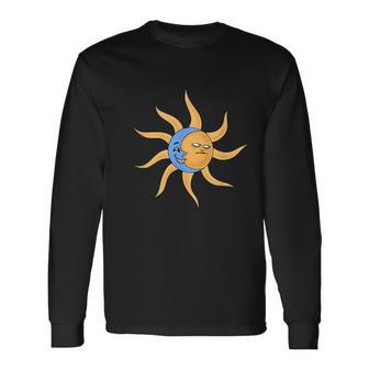 Sun And Moon Couple Top Fashion Langarmshirts - Geschenkecke