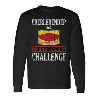 Surströmming Stinkfish From Sweden Survivor Challenge Langarmshirts - Geschenkecke