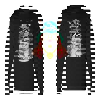 Swag Hipster Streetwear Wild Rabbit Graphic Tee Hip Hop Long Sleeve T-Shirt - Monsterry