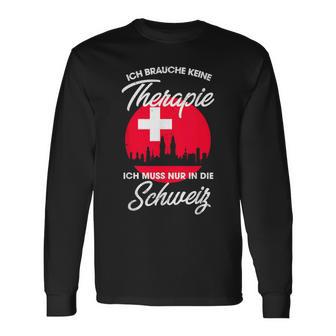 Swiss Flag Switzerland Holiday Switzerland Langarmshirts - Geschenkecke