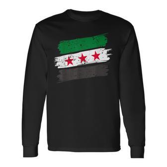 Syria Flag Syria Flag Langarmshirts - Geschenkecke