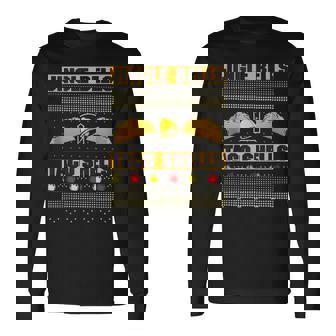 Taco Lover Mexican Food Jingle Bells Taco Shells Tank Top Long Sleeve T-Shirt - Monsterry