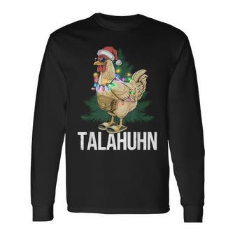 Talahuhn Christmas Hat Talahon Trendword Merry Christmas Langarmshirts - Geschenkecke