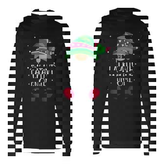 Talkative Gnome Matching Christmas PJs Family Pajamas Long Sleeve T-Shirt - Monsterry