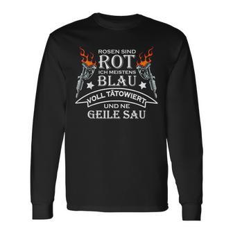 Tattoos Saying Alcohol Tattooer Geile Sau Tattoo Langarmshirts - Geschenkecke