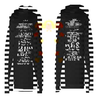 I Teach The Cutest Little Turkey Spanish Teachers Fall Long Sleeve T-Shirt - Monsterry