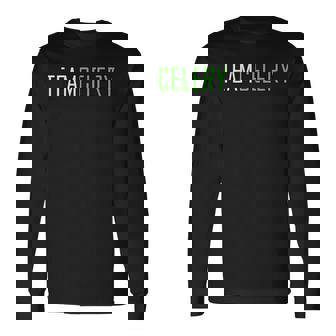Team Celery Juice Veggie Juicing Long Sleeve T-Shirt - Monsterry