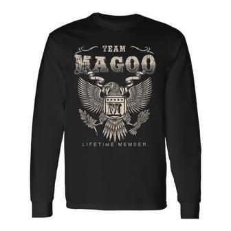 Team Magoo Lifetime Member Magoo Name Long Sleeve T-Shirt - Monsterry