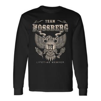 Team Mossberg Lifetime Member Mossberg Name Long Sleeve T-Shirt - Monsterry