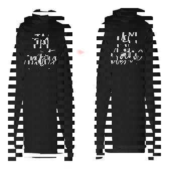 Team Naughty Christmas Family Matching Pajamas Long Sleeve T-Shirt - Monsterry