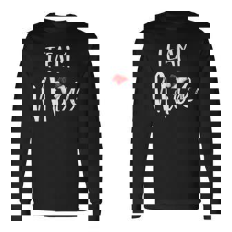 Team Nice Christmas Family Matching Pajamas Long Sleeve T-Shirt - Monsterry