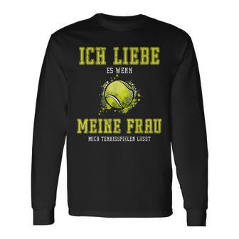 Tennis Player Tennis Langarmshirts - Geschenkecke