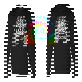 Tie Dye 4 Wheel Drive Monster Truck Extreme Mudding Long Sleeve T-Shirt - Monsterry