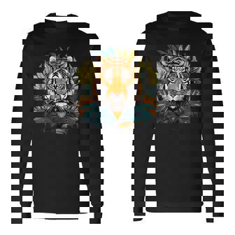 Tigre Colorido I Tigre Para Niños Camiseta de manga larga - Regaloses