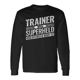 Top Trainer Hero Training Football Trainer Langarmshirts - Geschenkecke